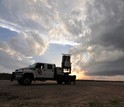 Atmospheric scientists collect rapid-scan data from a tornado in Texas in May, 2015.